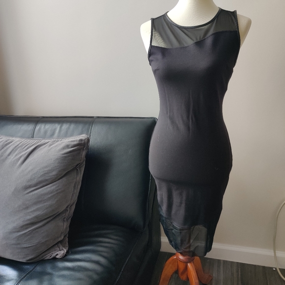 Guess black mesh dress - Picture 3 of 8